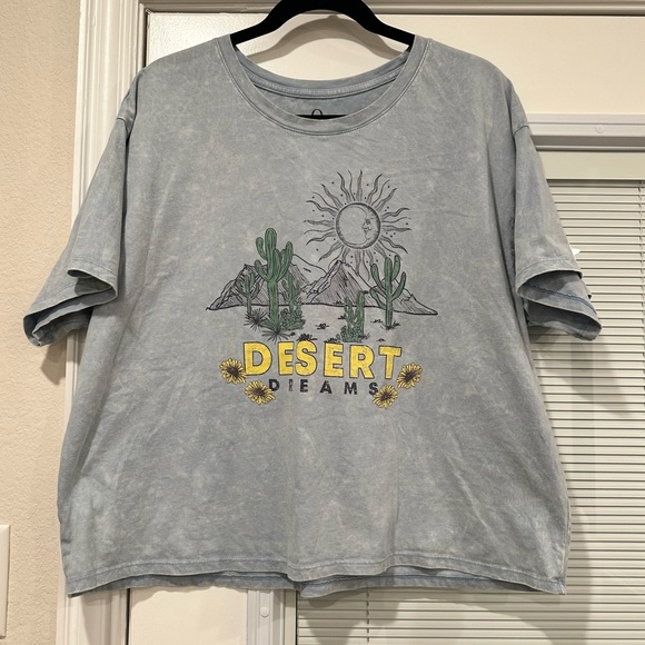 3/$20 Organic Cotton Desert Graphic Tee size XXL - Picture 3 of 10